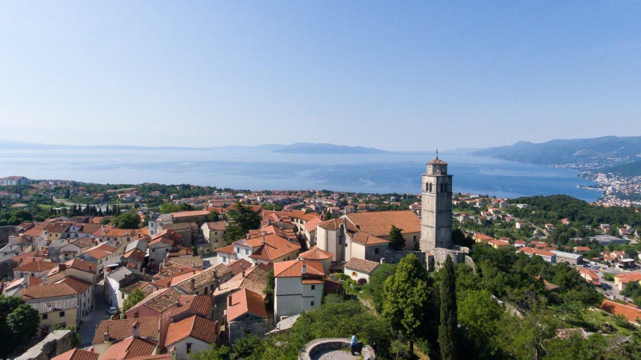 Apartments Villa Kastav In Old Town Center With Sea View And Parking Exterior photo